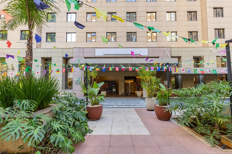 Flat Hotel Times Square Moema | Ibirapuera c/ vaga