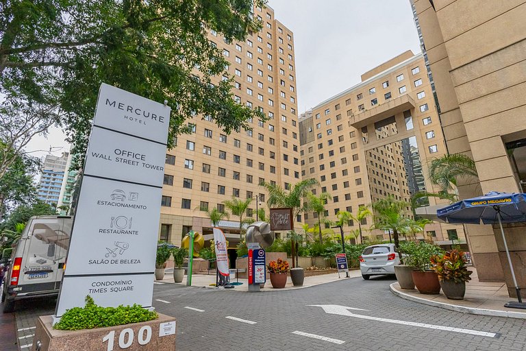 Flat Hotel Times Square Moema | Ibirapuera c/ vaga