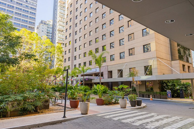 Flat Hotel Times Square Moema | Ibirapuera c/ vaga