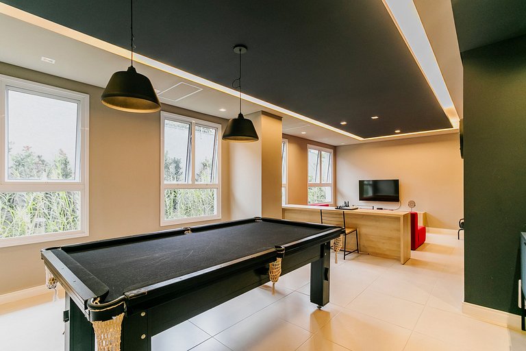 Apê Moderno com 1 quarto em Moema