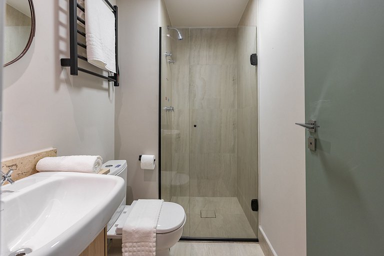 Moderno Studio no Brooklin | Piscina aquecida
