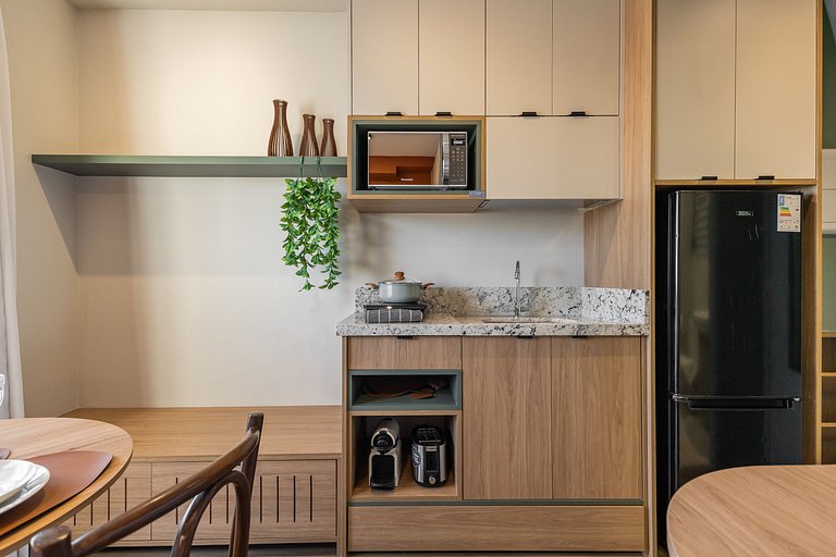 Moderno Studio no Brooklin | Piscina aquecida