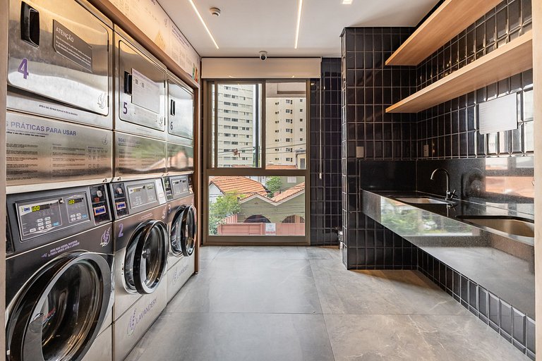 Moderno Studio no Brooklin | Piscina aquecida