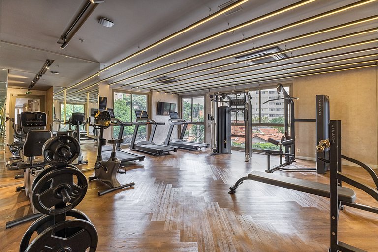 Moderno Studio no Brooklin | Piscina aquecida