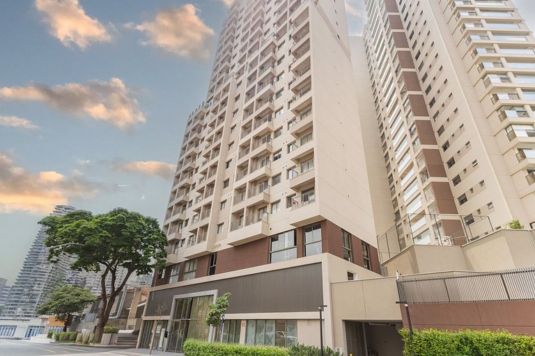 Moderno Studio no Brooklin | Piscina aquecida