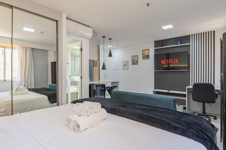 Sofisticado Flat VL Olímpia Hotel - Delfhy