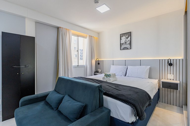 Sofisticado Flat VL Olímpia Hotel - Delfhy
