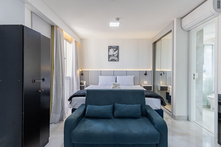 Sofisticado Flat VL Olímpia Hotel - Delfhy