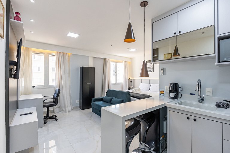 Sofisticado Flat VL Olímpia Hotel - Delfhy