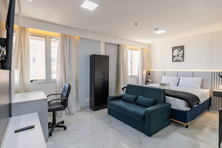 Sofisticado Flat VL Olímpia Hotel - Delfhy
