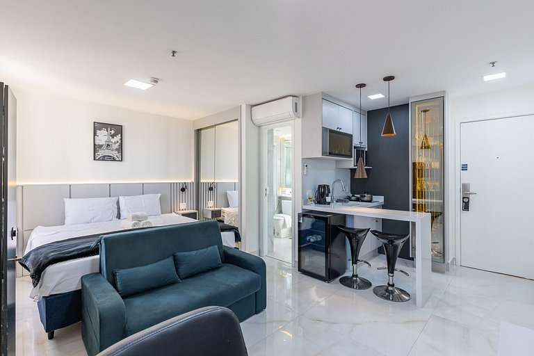 Sofisticado Flat VL Olímpia Hotel - Delfhy