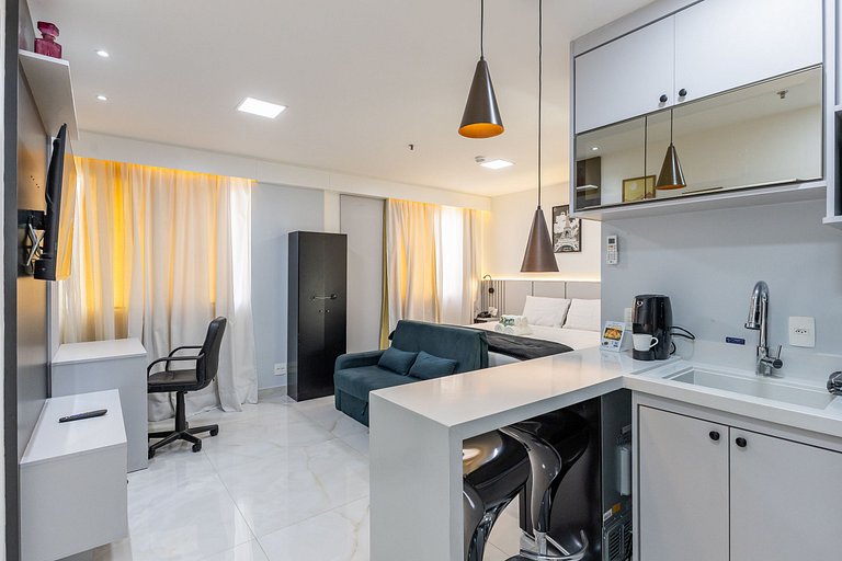 Sofisticado Flat VL Olímpia Hotel - Delfhy