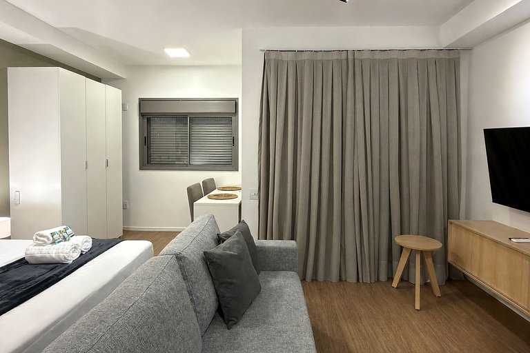 Studio incrível na melhor região de Moema