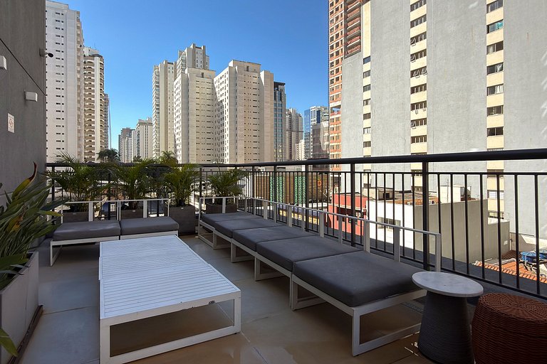 Studio incrível na melhor região de Moema