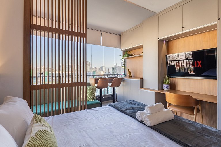 Fabuloso Studio em Perdizes | 300m Allianz Parque