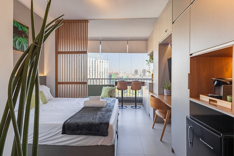 Fabuloso Studio em Perdizes | 300m Allianz Parque