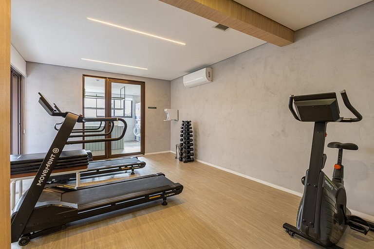 Estiloso Studio no Brooklin | Varanda com vista